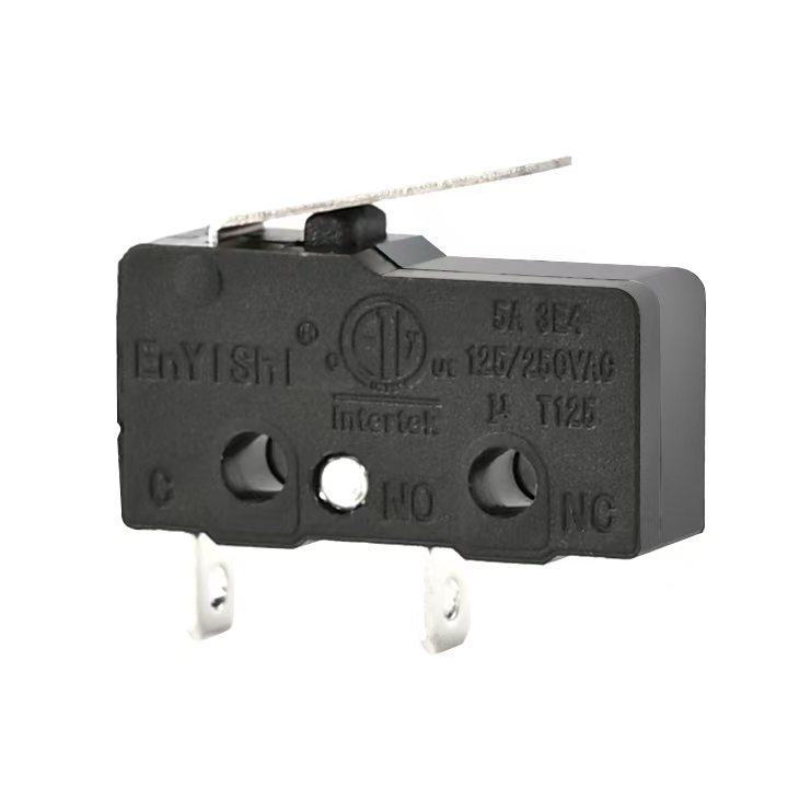 Microswitch với tấm l&ograve; xo